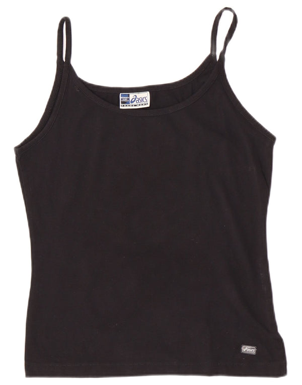 Asics Girls Regular Cami Top 13-14 År Stor Sort Bomuld