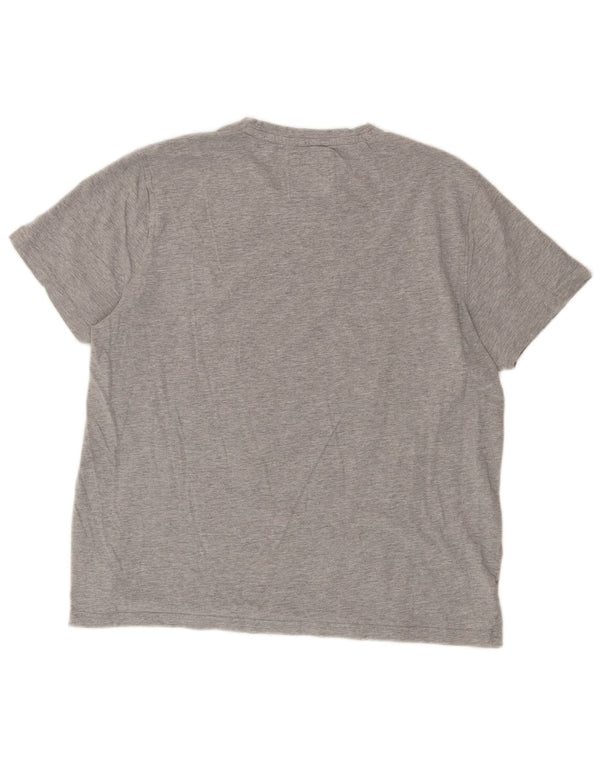 Crew Clothing Herre T-Shirt Top XL Grå Bomuld