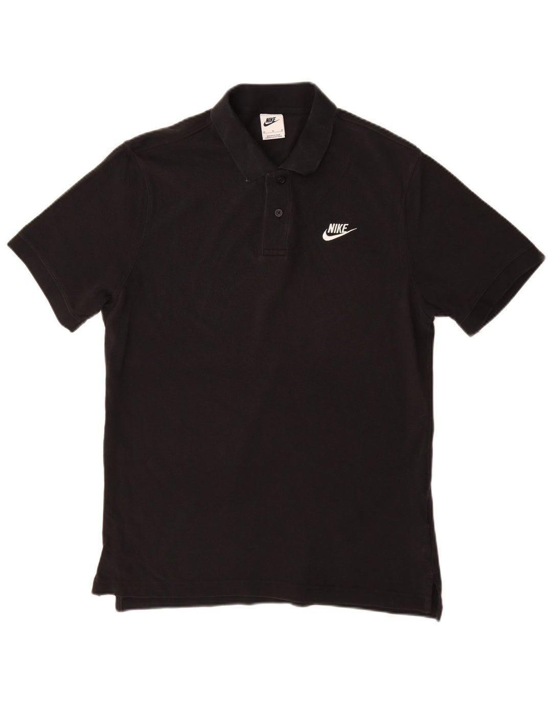 Nike poloshirt til mænd, medium sort bomuld
