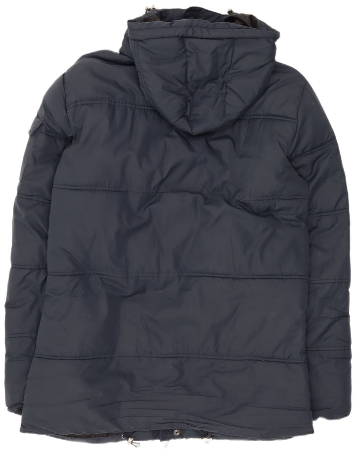 Lotto Herre hættepolstret jakke UK 44 2XL Navy Blue Polyester