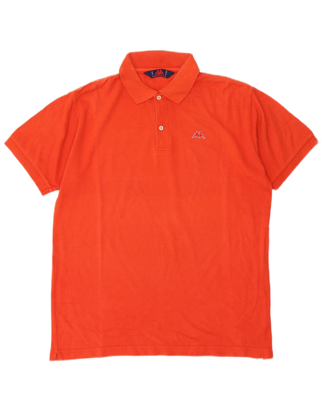 KAPPA herre poloshirt stor orange bomuld