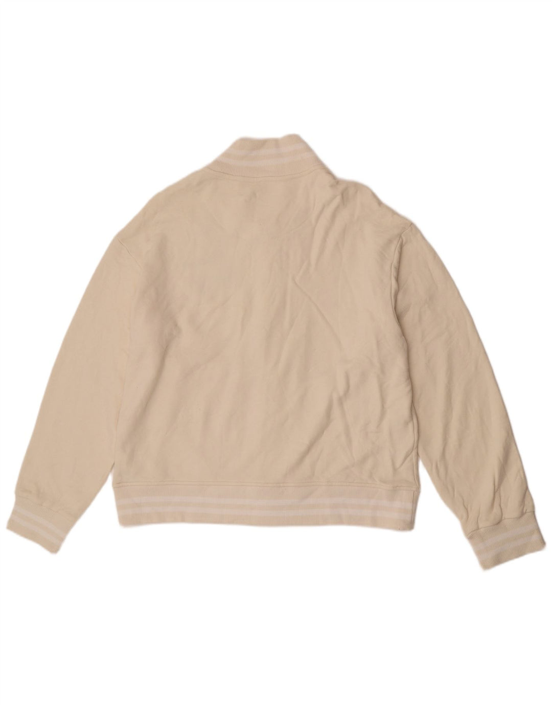 Converse Grafisk Varsity-jakke til kvinder UK 18 XL Hvidstribet bomuld