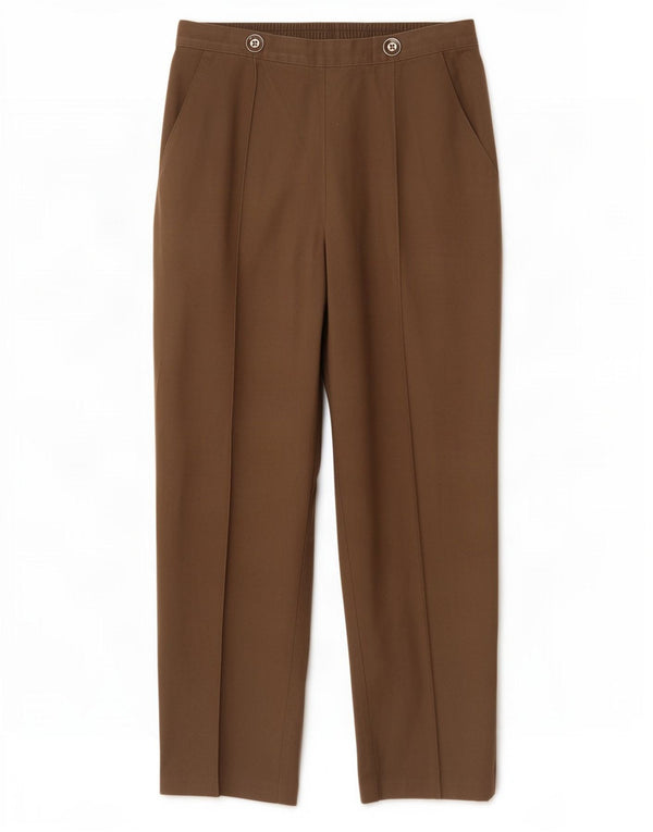 Marks & Spencer Lige fritidsbukser til kvinder UK 8 Small W26 L26 Brun