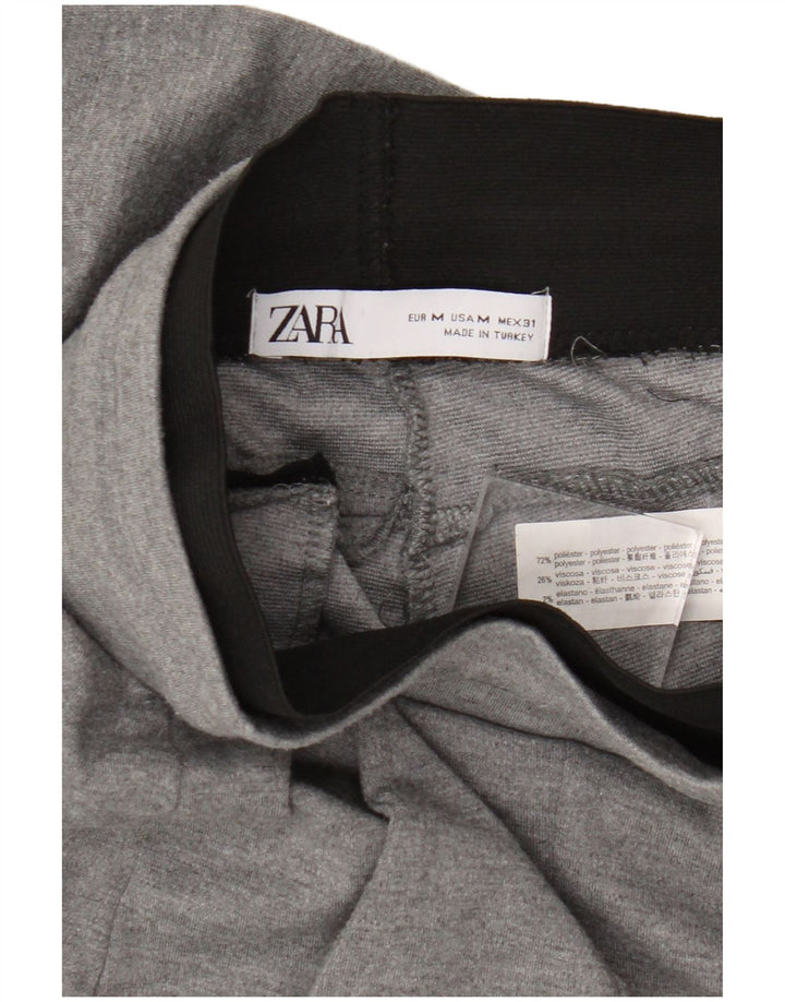 Zara Herre Crop træningsdragt Bukser Medium Grey Colourblock Polyester