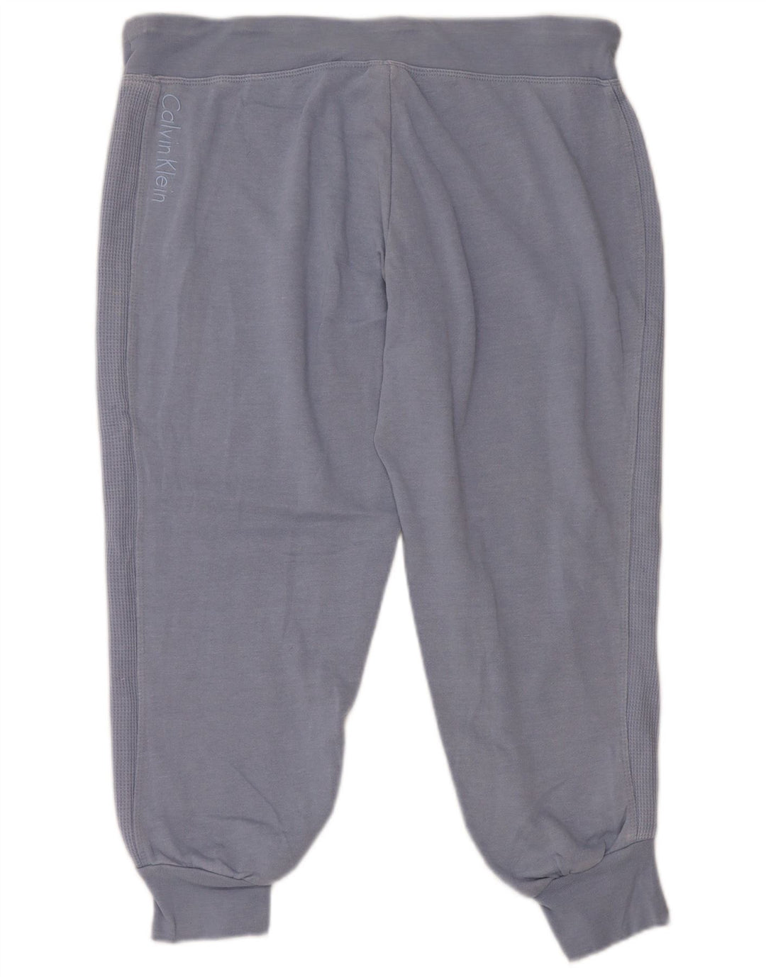 CALVIN KLEIN Dame Capri træningsdragt Bukser Joggers UK 16 Large Blue