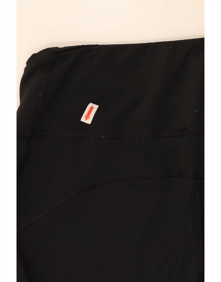 Adidas Womens Climalite Leggings UK 12 Medium Black Polyester
