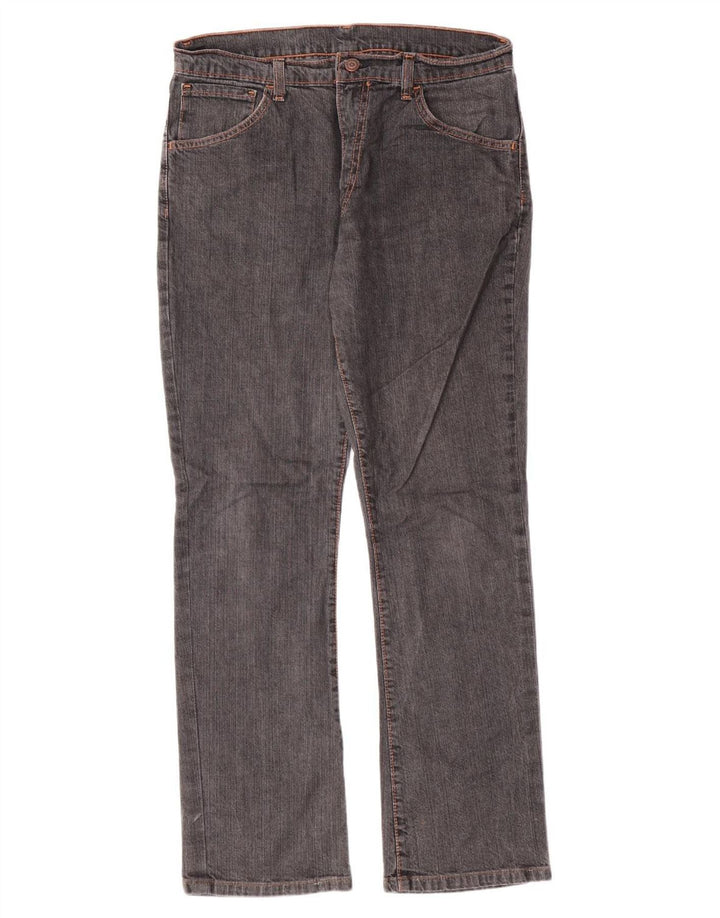LEVI'S Dame 525 Straight Jeans W32 L30 Grå Bomuld