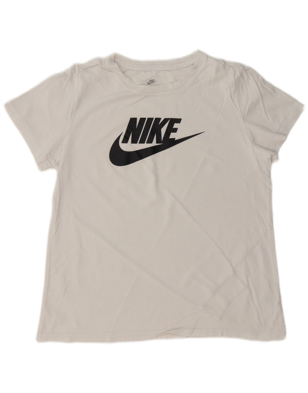 Nike grafisk T-shirt top til kvinder DK 14 Stor hvid bomuld