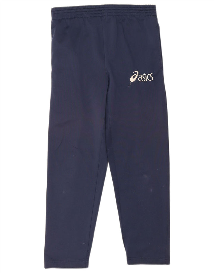 Asics Boys træningsdragt bukser 9-10 år marineblå polyester