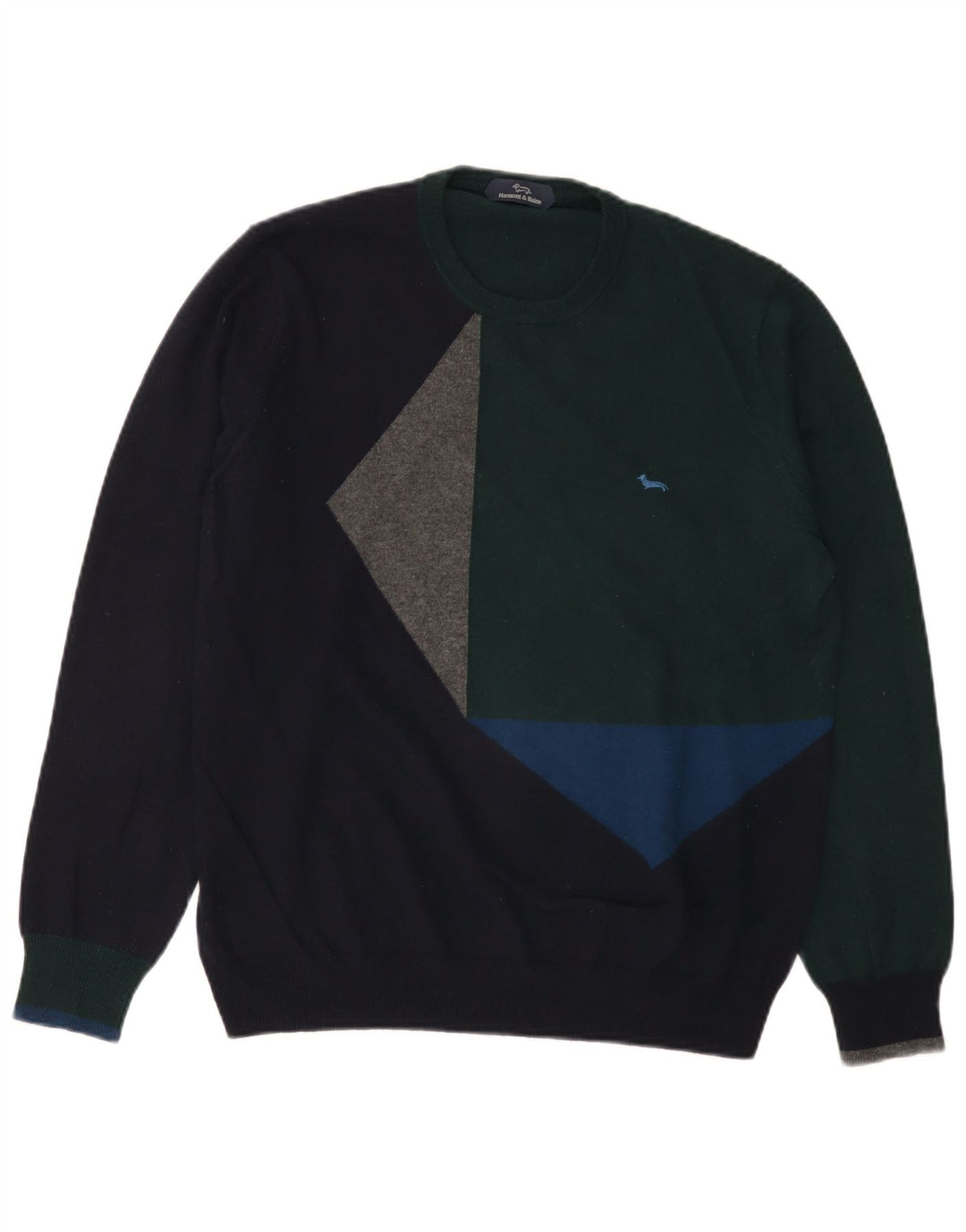 Harmont & Blaine dame sweater med rund hals DK 16 Stor flerfarvet