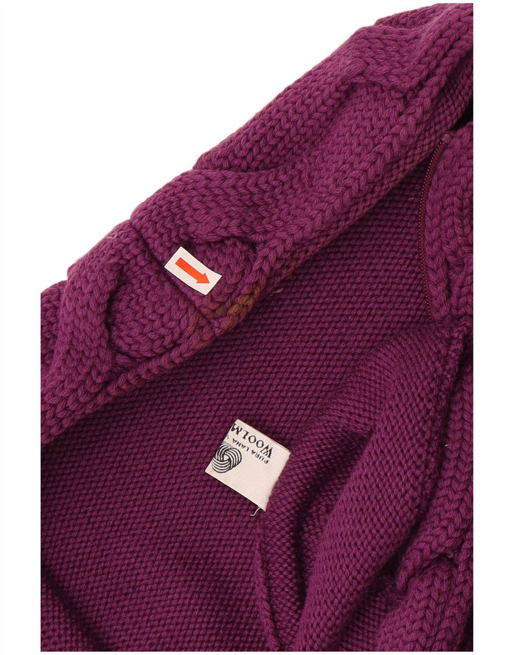Luisa Spagnoli Dame Cardigan Sweater XL Lilla Uld