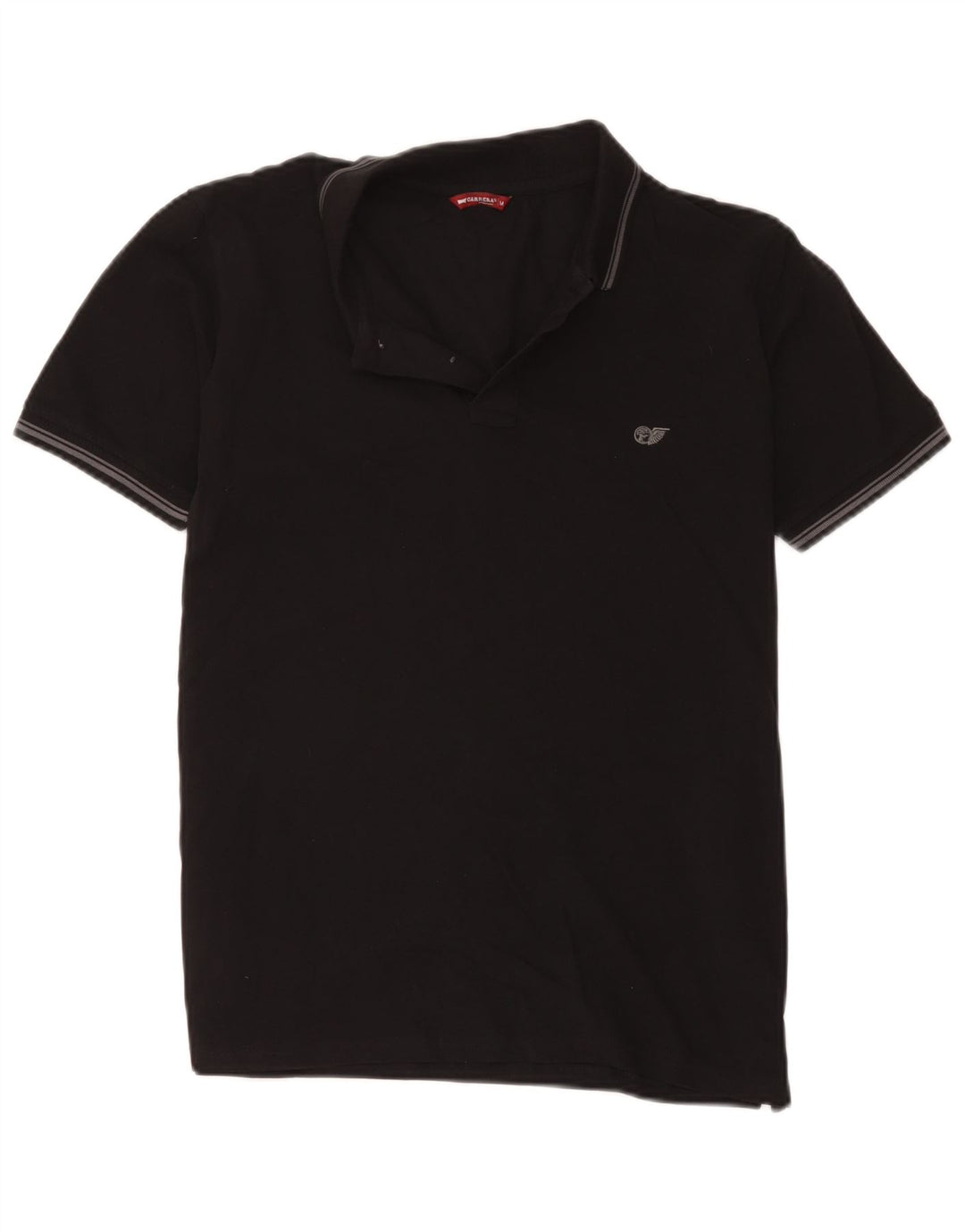 Carrera herre poloshirt Medium sort bomuld