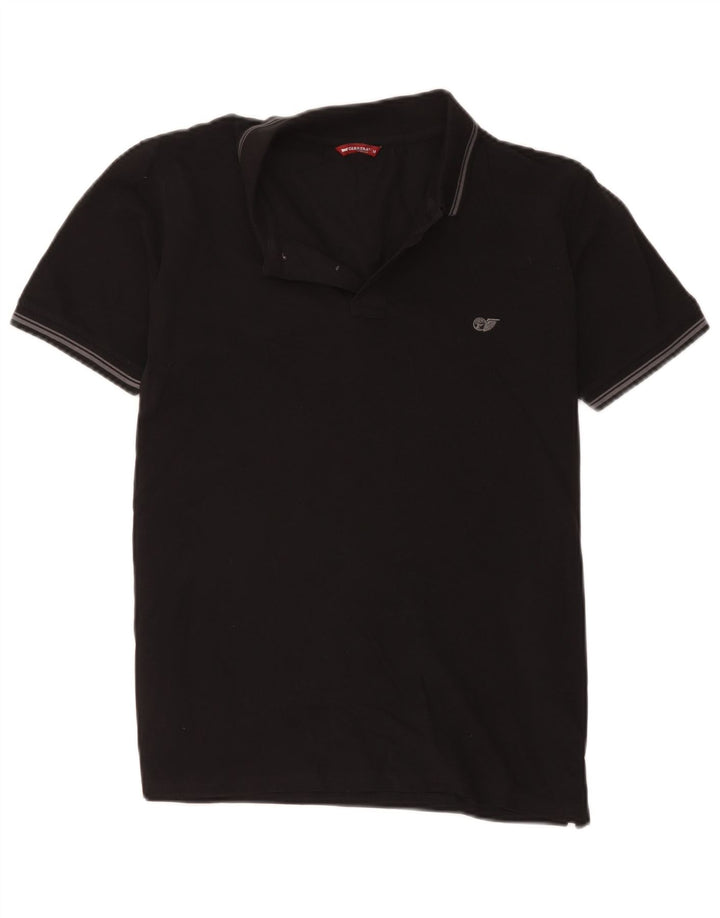 Carrera herre poloshirt Medium sort bomuld