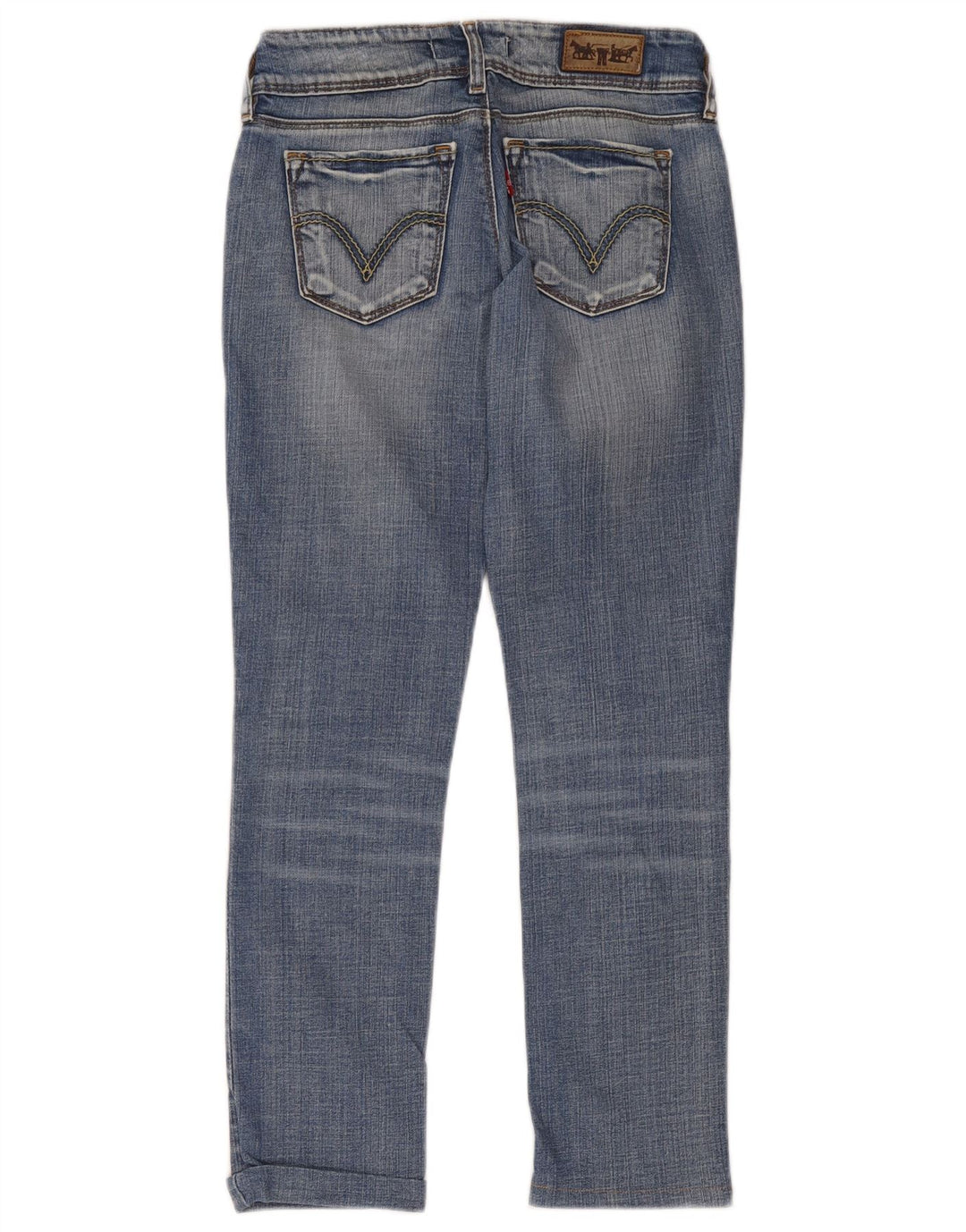 Levi's Dame 571 Slim Jeans W27 L34 Blå Bomuld