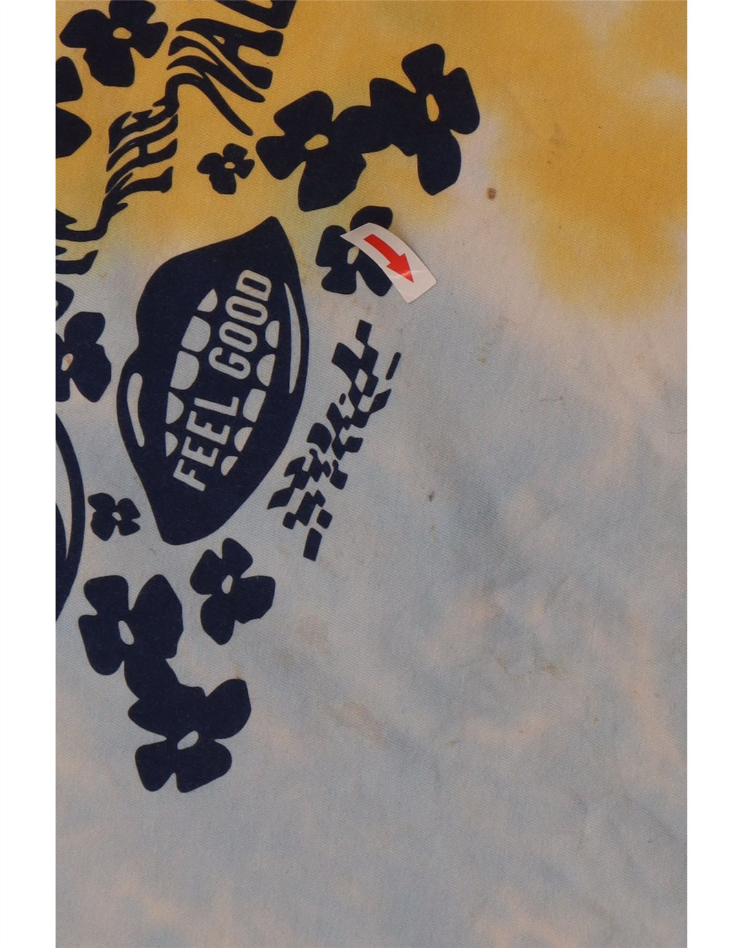 Vans Dame Grafisk Top Langærmet UK 14 Medium Multicolored Tie Dye