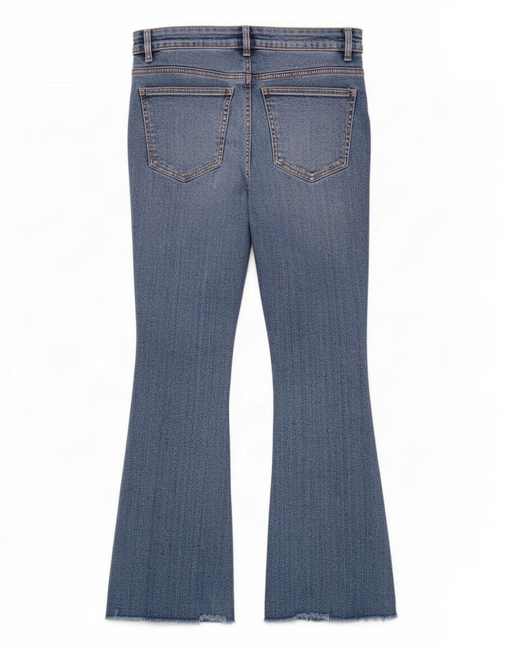 Zara Dame Flared Jeans EU 36 XS W26 L25 Blå