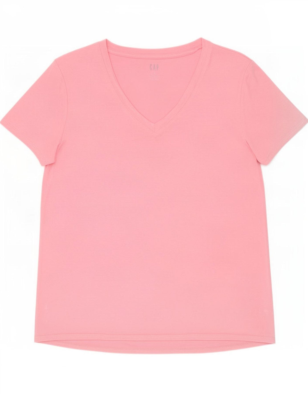Gap Dame T-Shirt Top UK 10 Small Pink Rayon