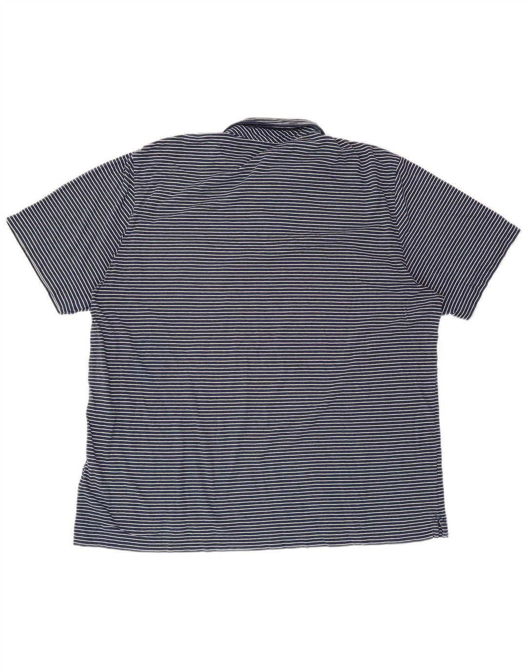 VINEYARD VINES Herre Classic Fit Polo Shirt XL Navy Blue Pinstripe Cotton