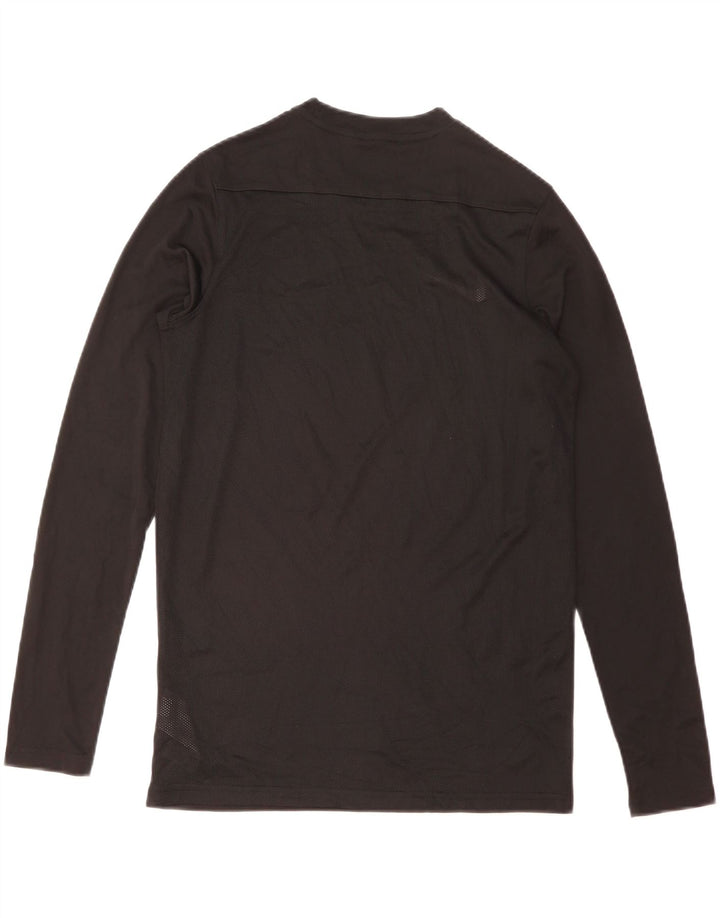 Nike Herre Dri Fit Top Langærmet Medium Sort Polyester