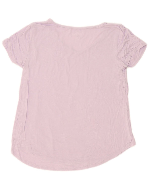Hollister T-Shirt Top UK 14 Medium Lilla