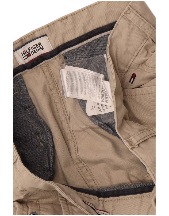 Tommy Hilfiger Herre Cargo Shorts W32 Medium Beige Bomuld