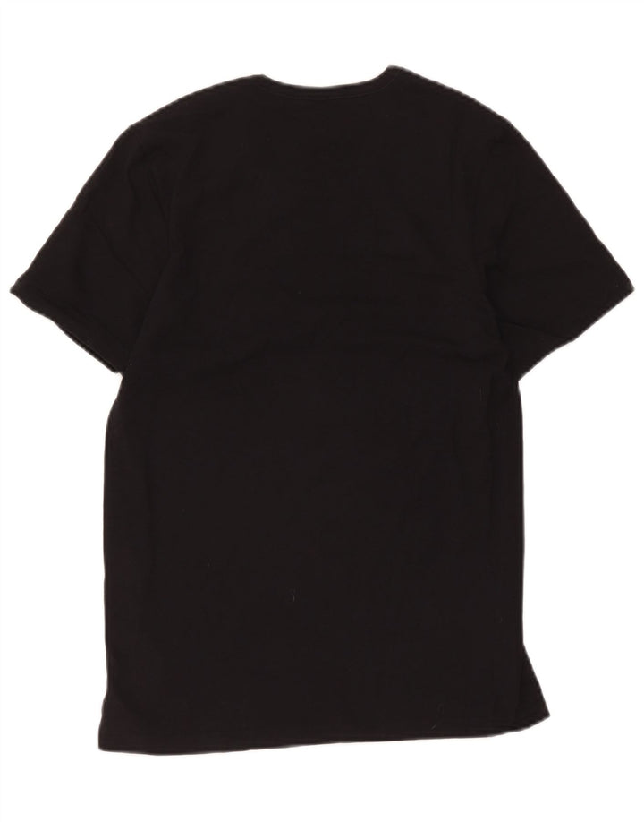 Hugo Boss Herre T-Shirt Top Lille Sort Bomuld