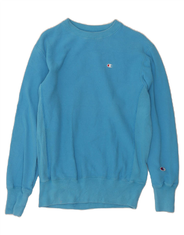 CHAMPION Mens Sweatshirt Jumper Medium Blue Cotton Vintage Champion and Second-Hand Champion from Messina Hembry 
