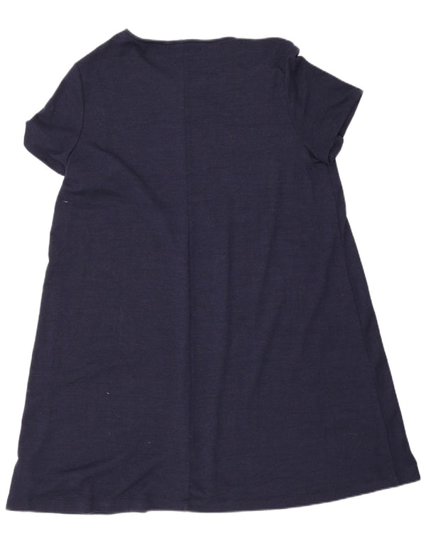 Gap Dame Tunika Kjole UK 18 XL Navy Blue Polyester
