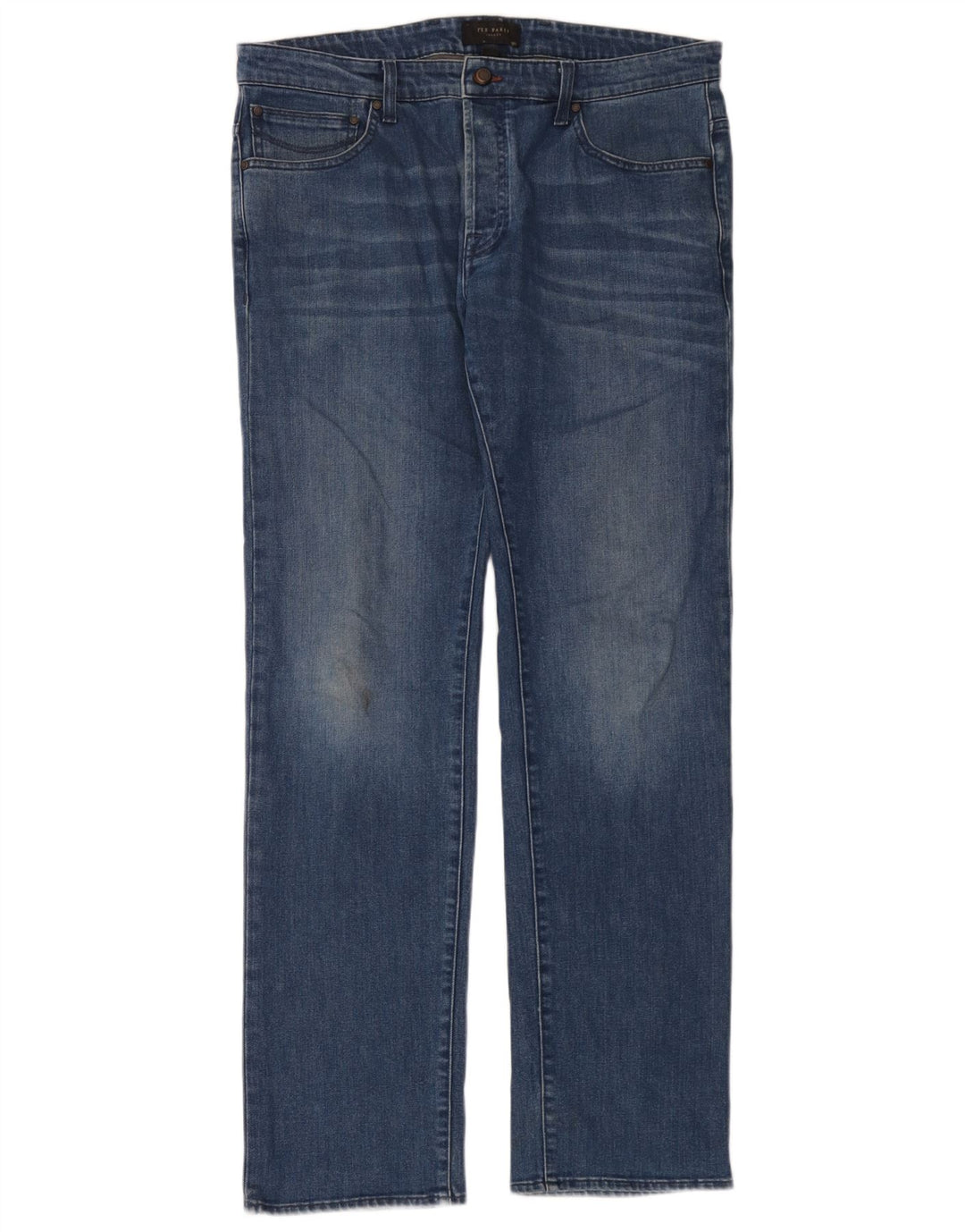 Ted Baker Straight Jeans til mænd W36 L34 blå bomuld