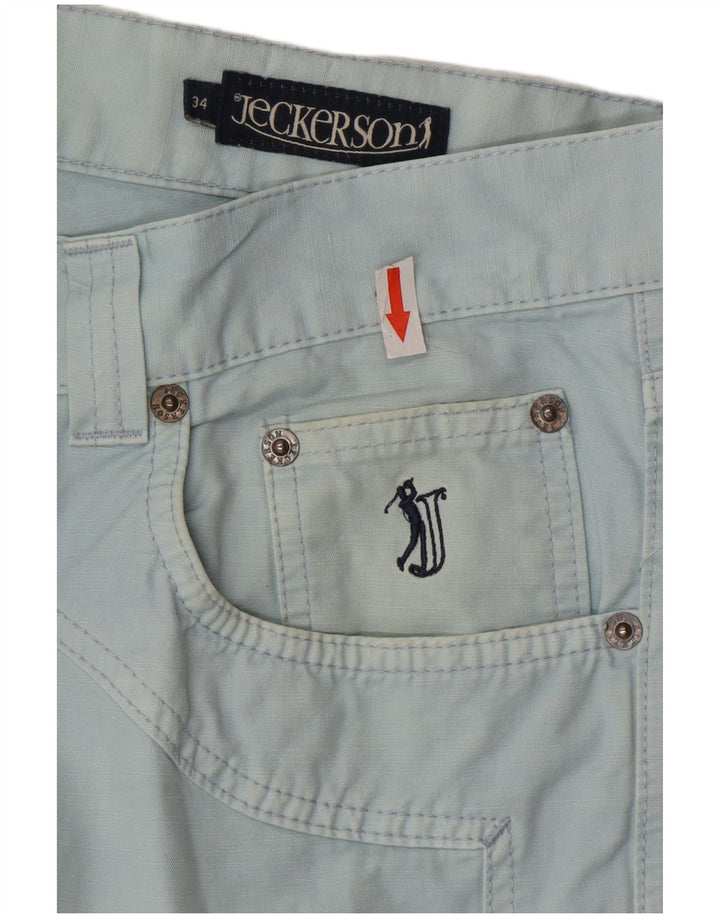 Jeckerson lige jeans til kvinder W34 L34 blå bomuld