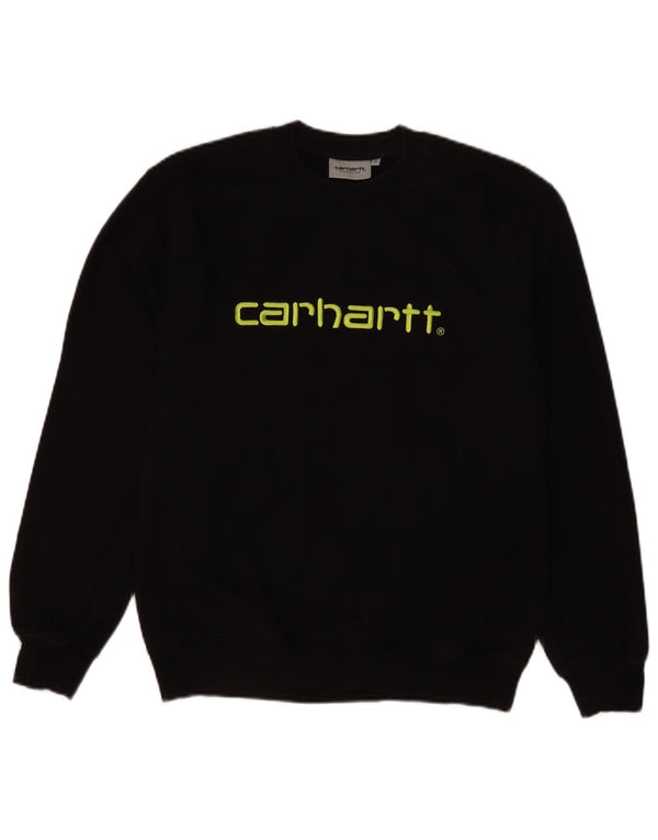 Carhartt Herre Grafisk Sweatshirt Jumper Lille sort bomuld