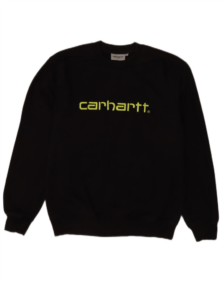Carhartt Herre Grafisk Sweatshirt Jumper Lille sort bomuld