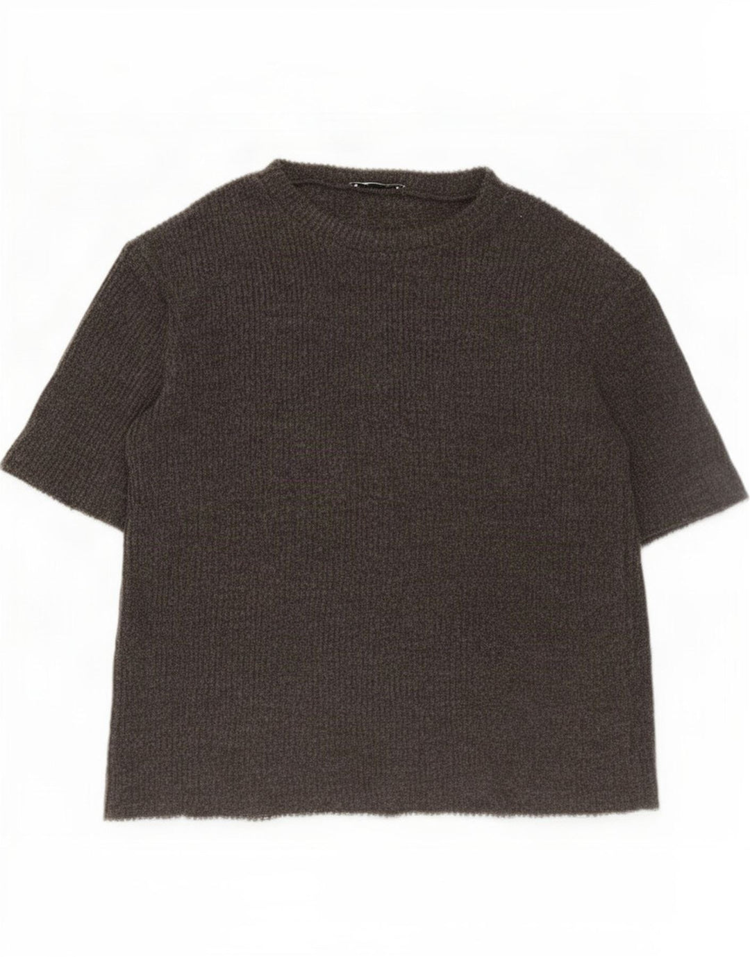 Zara Dame Oversized T-Shirt Top UK 10 Lille Grå
