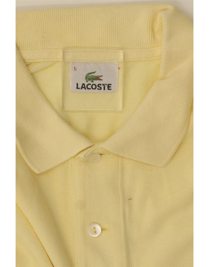 Lacoste Herre Polo Shirt Str. 5 Large Gul