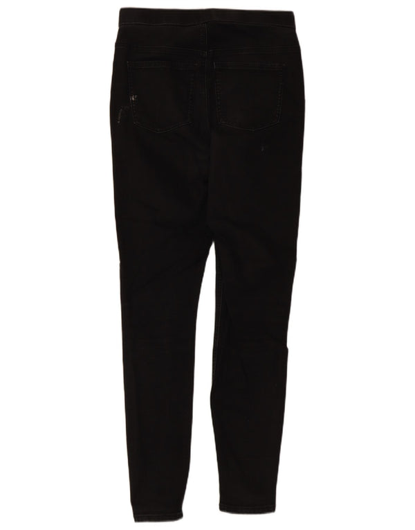 Marks & Spencer Dame Jegging Jeans UK 8 Small W26 L28 Black Bomuld