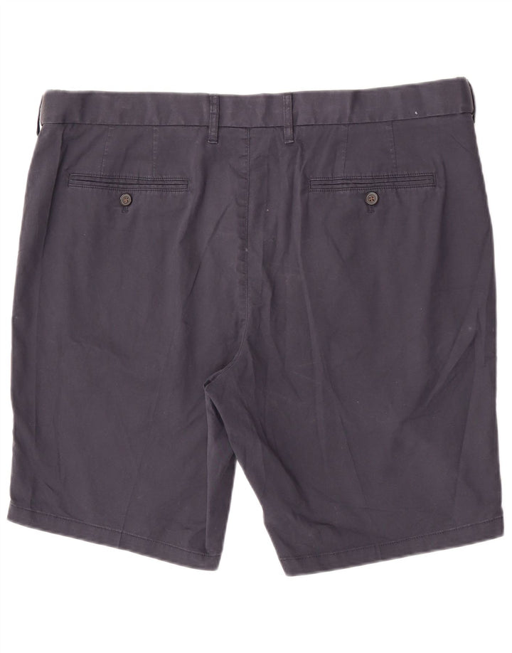 Marks & Spencer Herre Chino Shorts W42 2XL Marineblå Bomuld