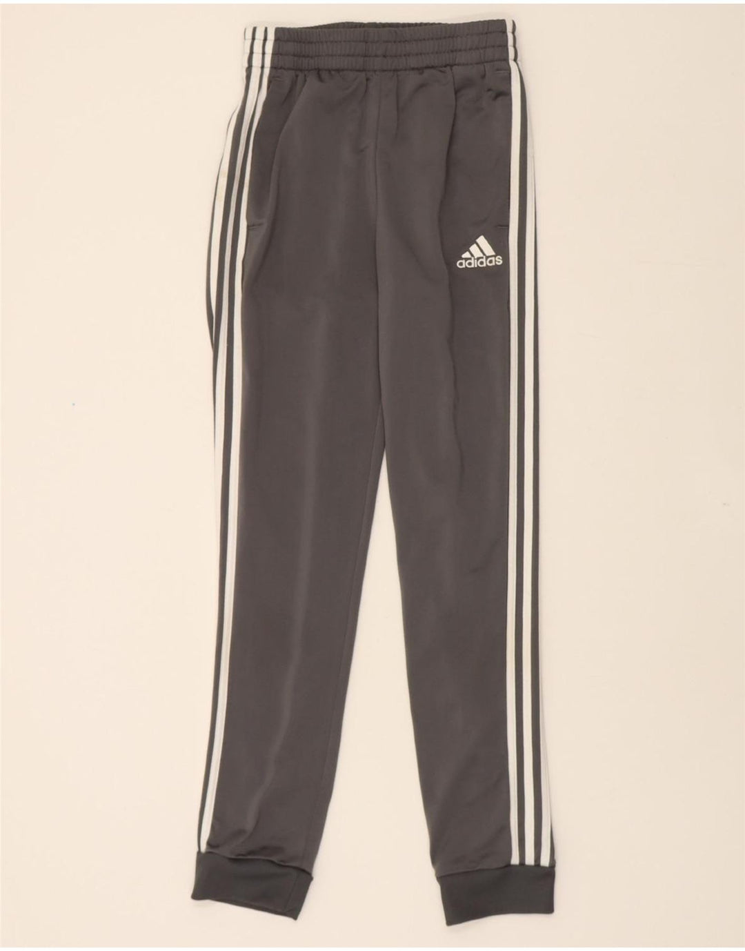 ADIDAS Mens Tracksuit Trousers Joggers UK 36/38 Small  Grey Polyester Vintage Adidas and Second-Hand Adidas from Messina Hembry 