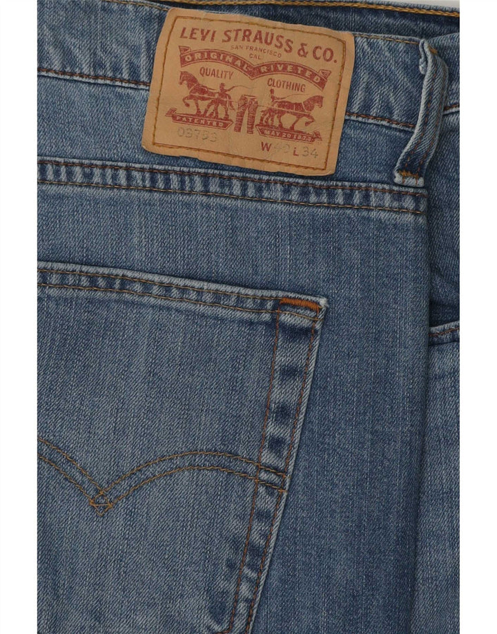 Levi's Slim Jeans til mænd W40 L34 blå bomuld