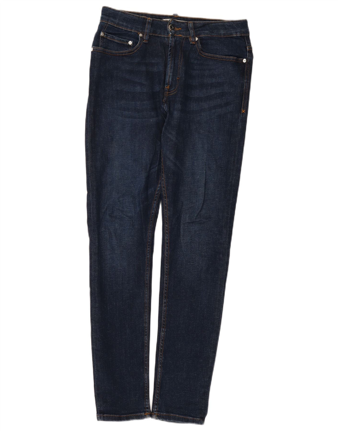 Zara Herre Slim Jeans EU 38 Medium W30 L31 Blå Bomuld