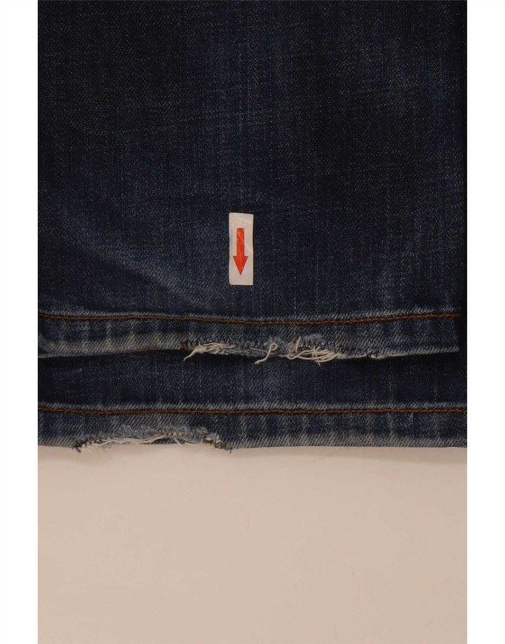 Rifle Herre Straight Jeans W34 L34 Marineblå Bomuld
