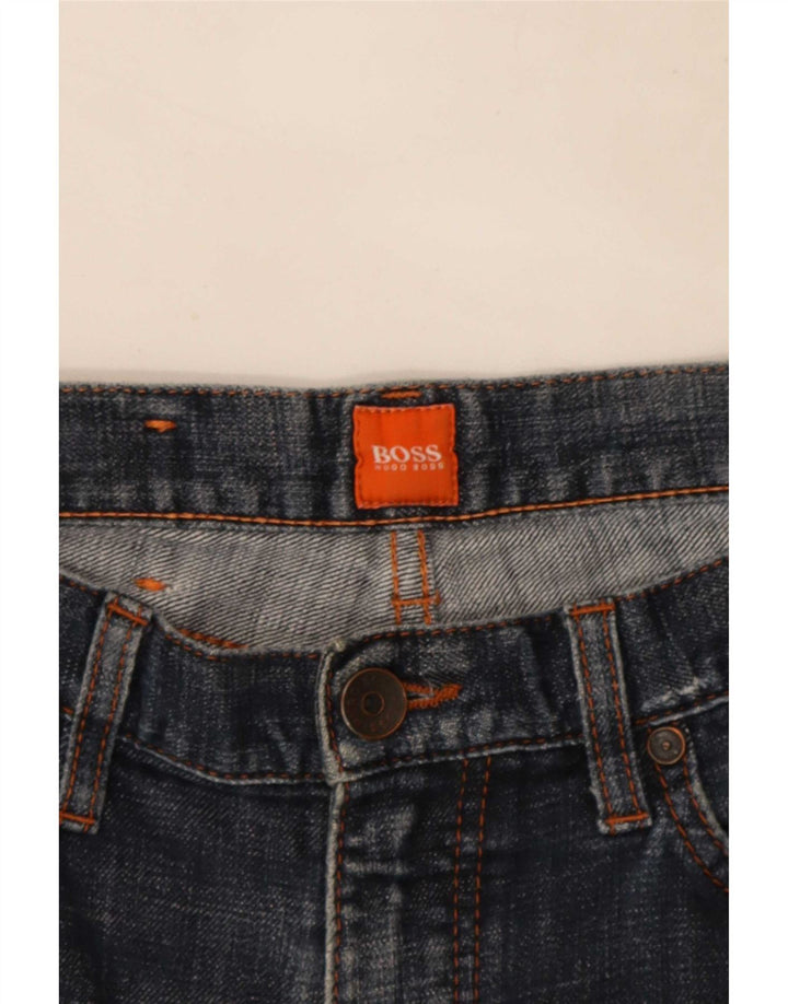 Hugo Boss Denim Shorts til mænd W30 Medium Blue