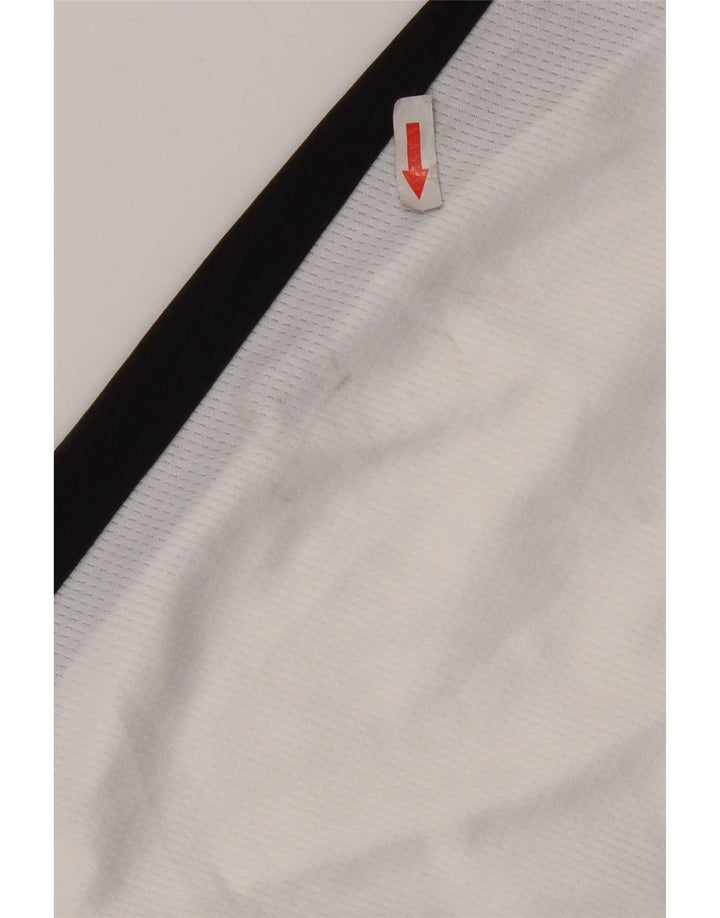 PUMA Herre T-Shirt Top 2XL Hvid Colourblock Polyester