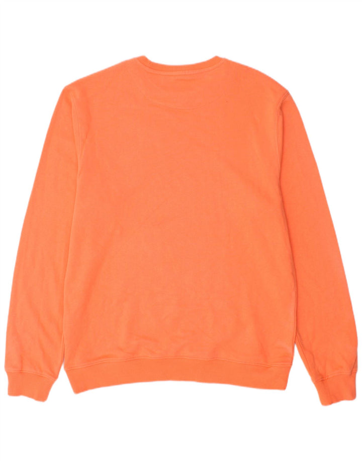 Blend Herre Sweatshirt Jumper Medium Orange Tie Dye Bomuld