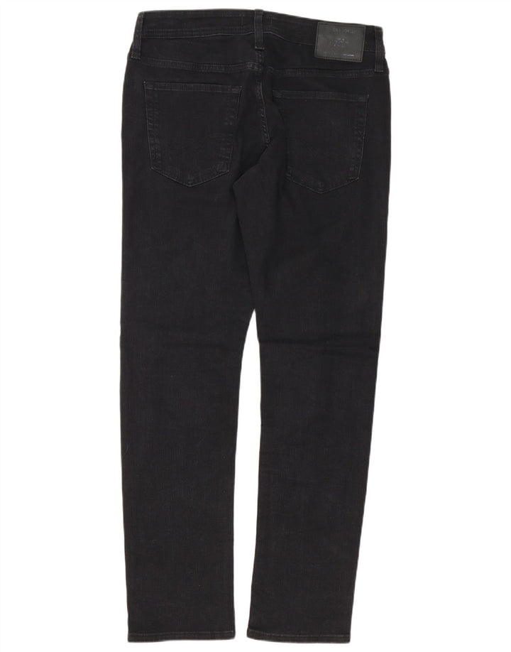 Jack & Jones Straight Jeans til mænd W32 L32 Sort bomuld