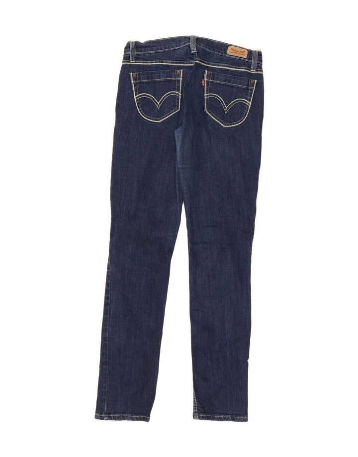LEVI'S Womens Too Superlow Slim Jeans US 11 Large W30 L32 Blue Cotton Vintage Levi's and Second-Hand Levi's from Messina Hembry 