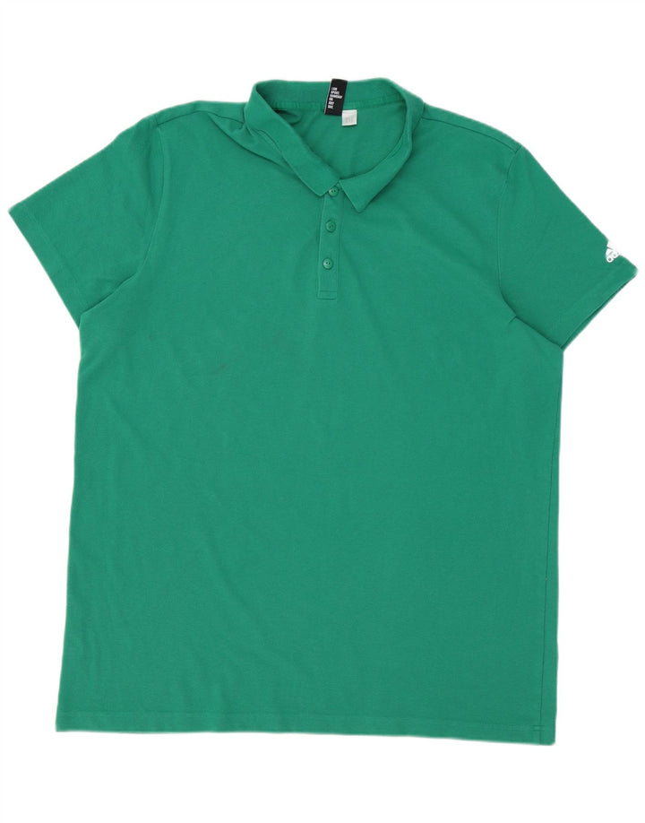 Adidas Polo Shirt til mænd, stor grøn