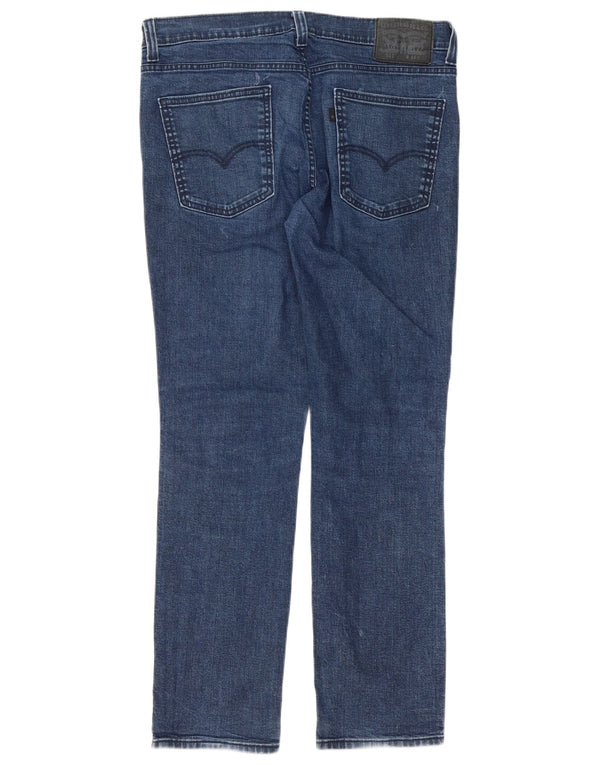 Levi's Herre 511 Slim Jeans W34 L32 Marineblå Bomuld