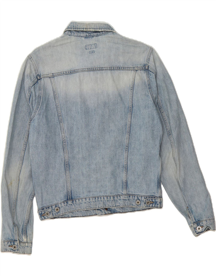 MUSTANG Womens Denim Jacket UK 14 Medium Blue Vintage Mustang and Second-Hand Mustang from Messina Hembry 