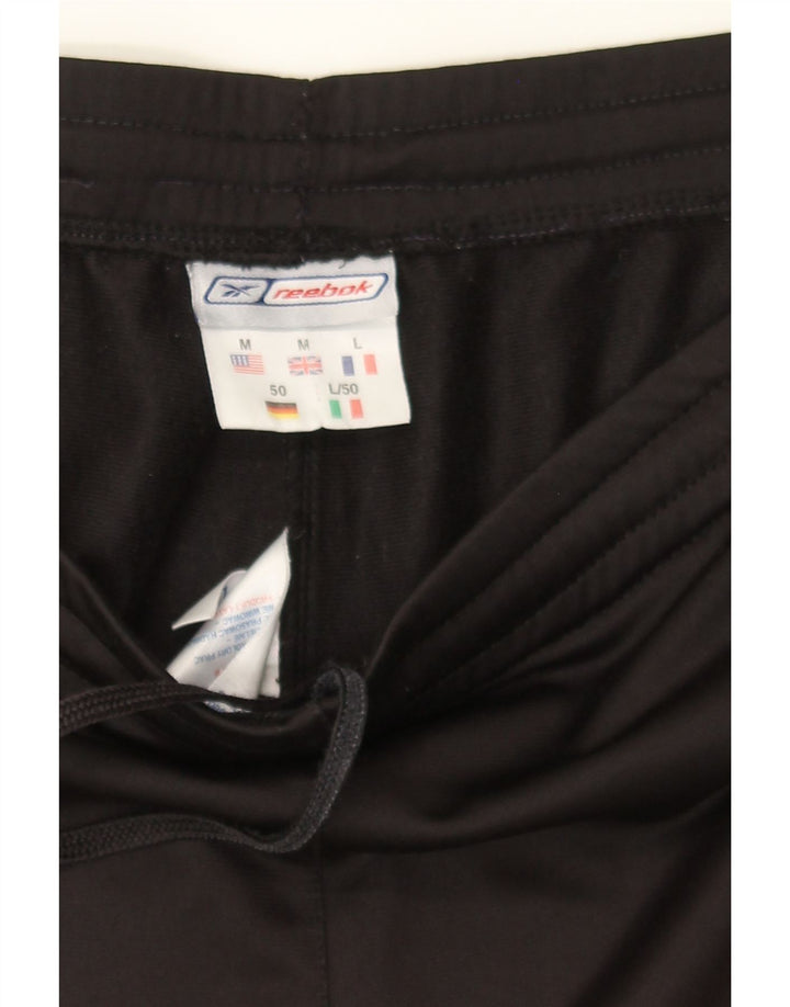 REEBOK Mens Tracksuit Trousers Medium  Black Polyester Vintage Reebok and Second-Hand Reebok from Messina Hembry 