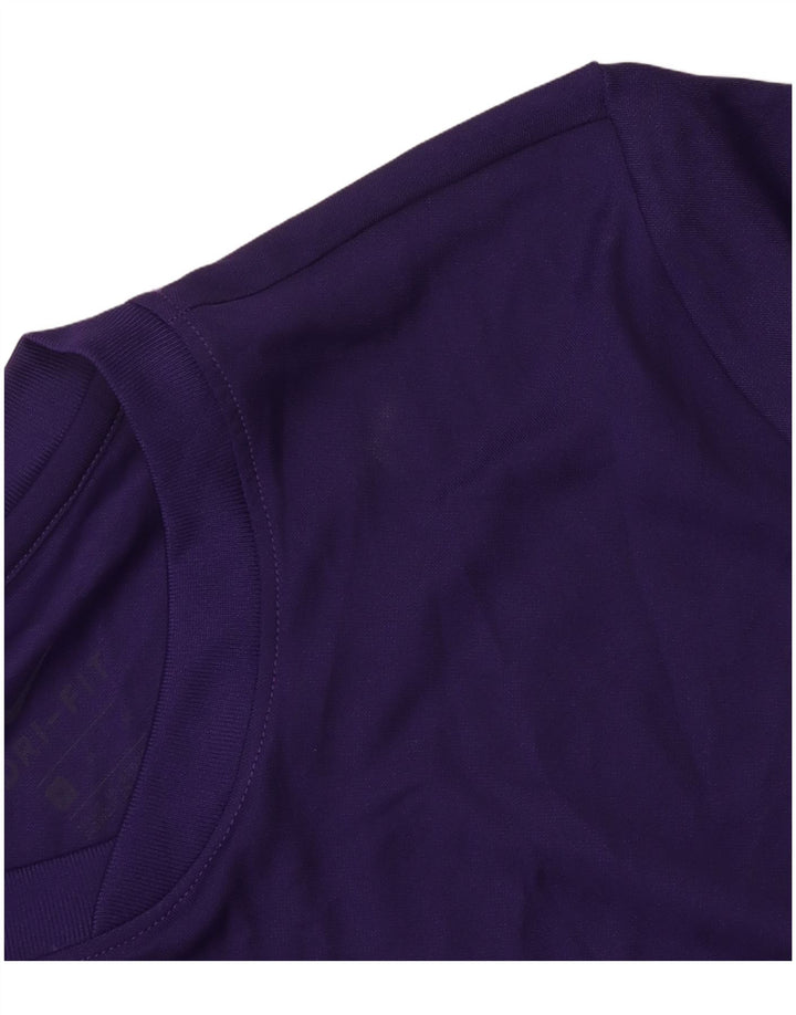 Nike Herre T-shirt Top Medium Lilla Polyester